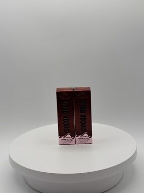Too Faced Cocoa Bold Lipstick Chocolate Lava NEW Authentic 2 pack